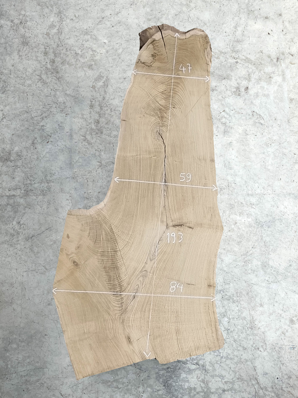 Chestnut Tabletop 361x103cm